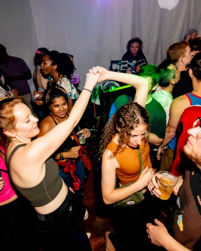 Hot Mess dance pop party - third Friday of every month at The Basement (EAV) - Kimber is the DJ - Pic: Darcy for Oh Snap Kid