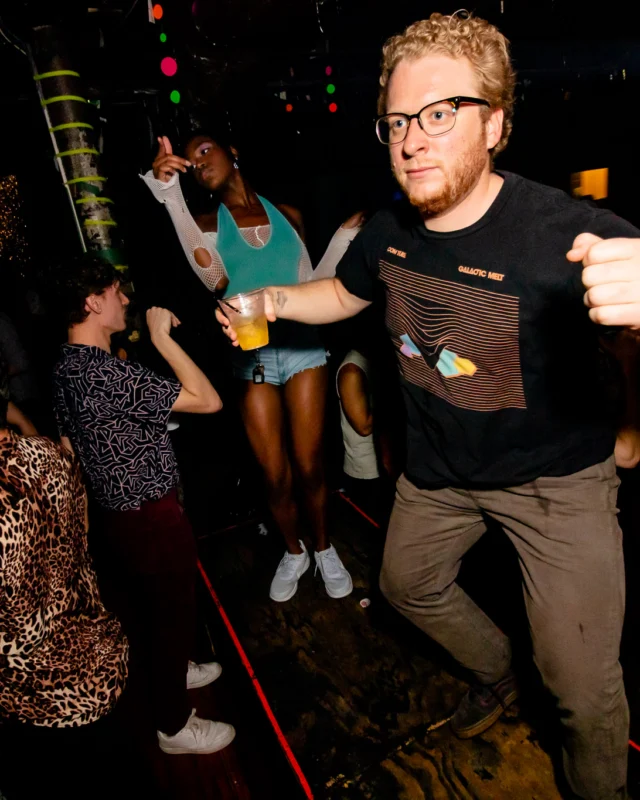Hot Mess dance pop party - third Friday of every month at The Basement (EAV) - Kimber is the DJ - Pic: Darcy for Oh Snap Kid