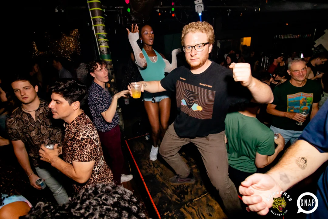 Hot Mess dance pop party - third Friday of every month at The Basement (EAV) - Kimber is the DJ - Pic: Darcy for Oh Snap Kid