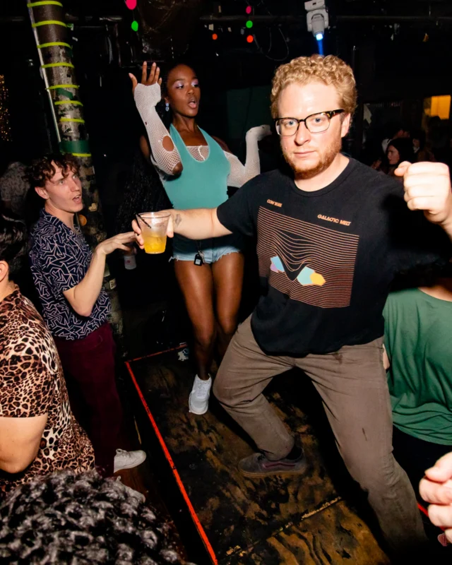 Hot Mess dance pop party - third Friday of every month at The Basement (EAV) - Kimber is the DJ - Pic: Darcy for Oh Snap Kid