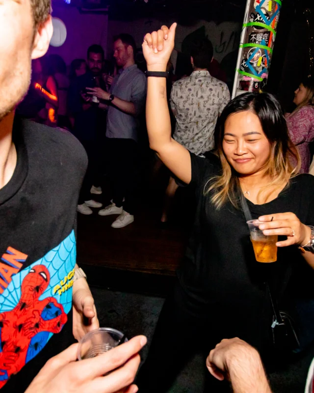 Hot Mess dance pop party - third Friday of every month at The Basement (EAV) - Kimber is the DJ - Pic: Darcy for Oh Snap Kid