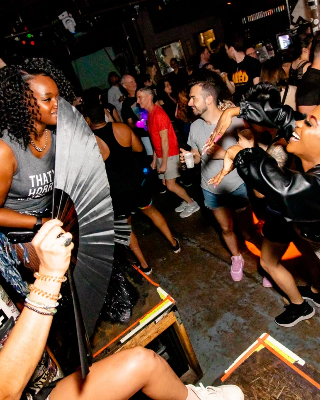 Hot Mess dance pop party - third Friday of every month at The Basement (EAV) - Kimber is the DJ - Pic: Darcy for Oh Snap Kid