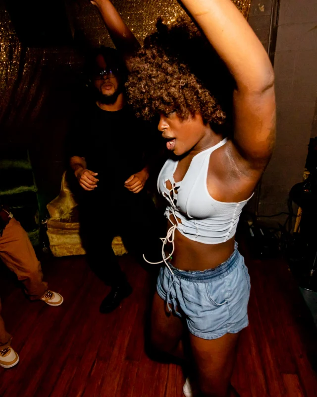 Hot Mess dance pop party - third Friday of every month at The Basement (EAV) - Kimber is the DJ - Pic: Darcy for Oh Snap Kid