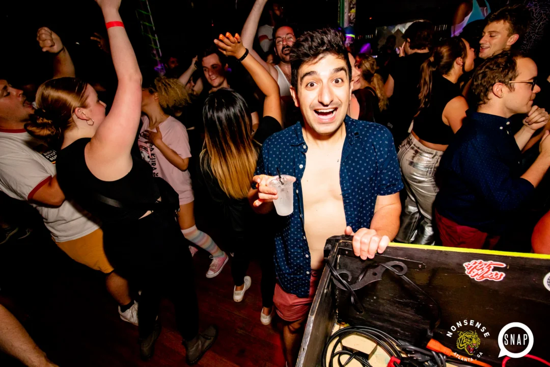 Hot Mess dance pop party - third Friday of every month at The Basement (EAV) - Kimber is the DJ - Pic: Darcy for Oh Snap Kid