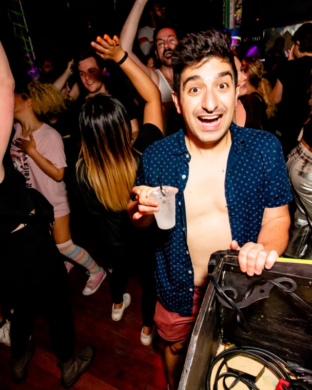 Hot Mess dance pop party - third Friday of every month at The Basement (EAV) - Kimber is the DJ - Pic: Darcy for Oh Snap Kid