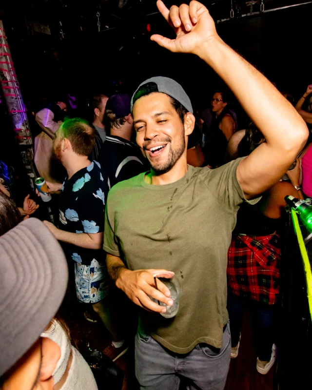 Hot Mess dance pop party - third Friday of every month at The Basement (EAV) - Kimber is the DJ - Pic: Darcy for Oh Snap Kid