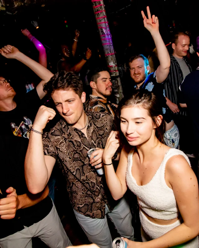 Hot Mess dance pop party - third Friday of every month at The Basement (EAV) - Kimber is the DJ - Pic: Darcy for Oh Snap Kid