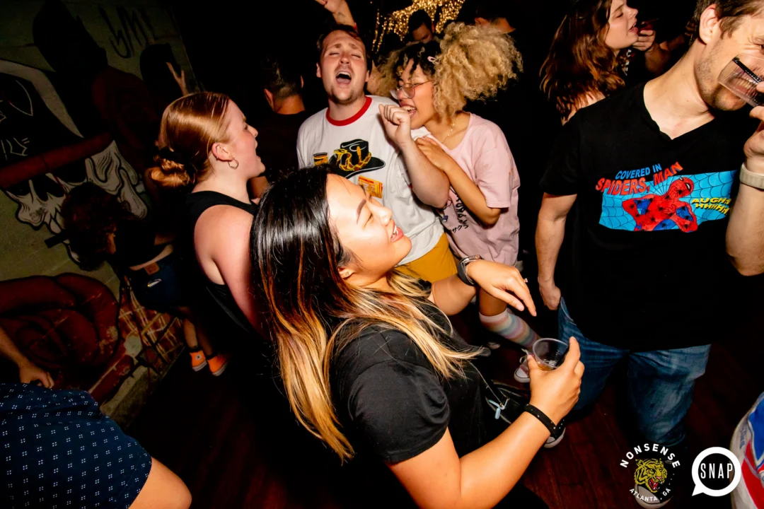 Hot Mess dance pop party - third Friday of every month at The Basement (EAV) - Kimber is the DJ - Pic: Darcy for Oh Snap Kid