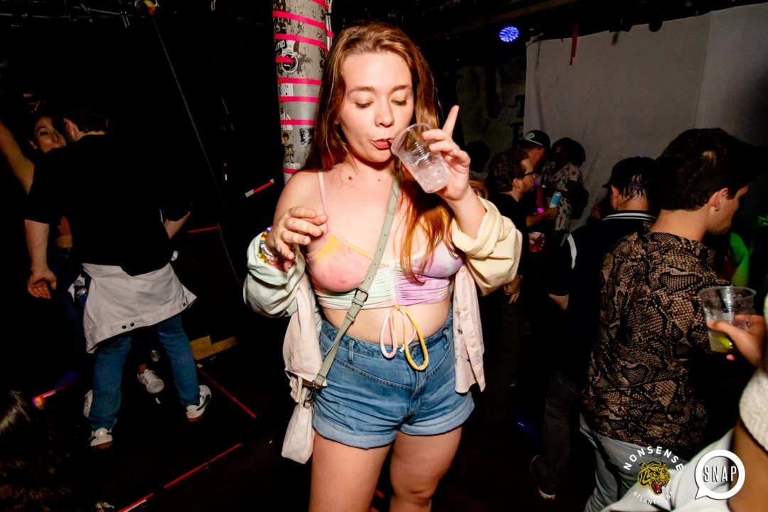 Hot Mess dance pop party - third Friday of every month at The Basement (EAV) - Kimber is the DJ - Pic: Darcy for Oh Snap Kid