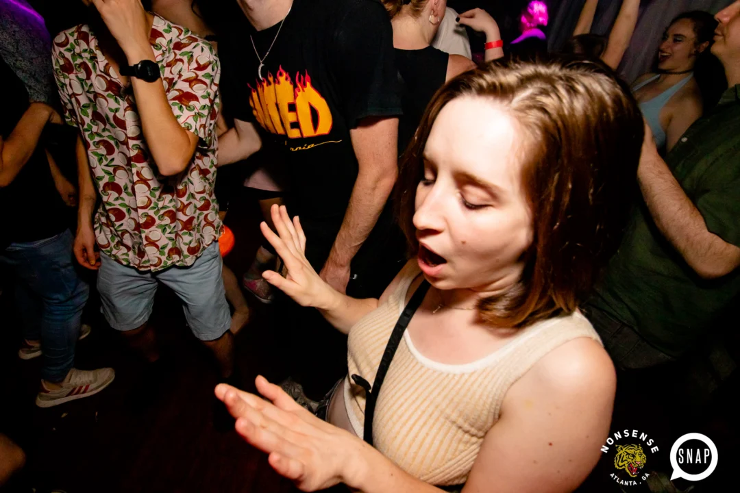 Hot Mess dance pop party - third Friday of every month at The Basement (EAV) - Kimber is the DJ - Pic: Darcy for Oh Snap Kid