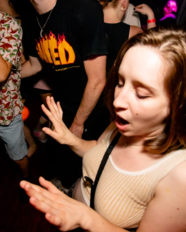 Hot Mess dance pop party - third Friday of every month at The Basement (EAV) - Kimber is the DJ - Pic: Darcy for Oh Snap Kid