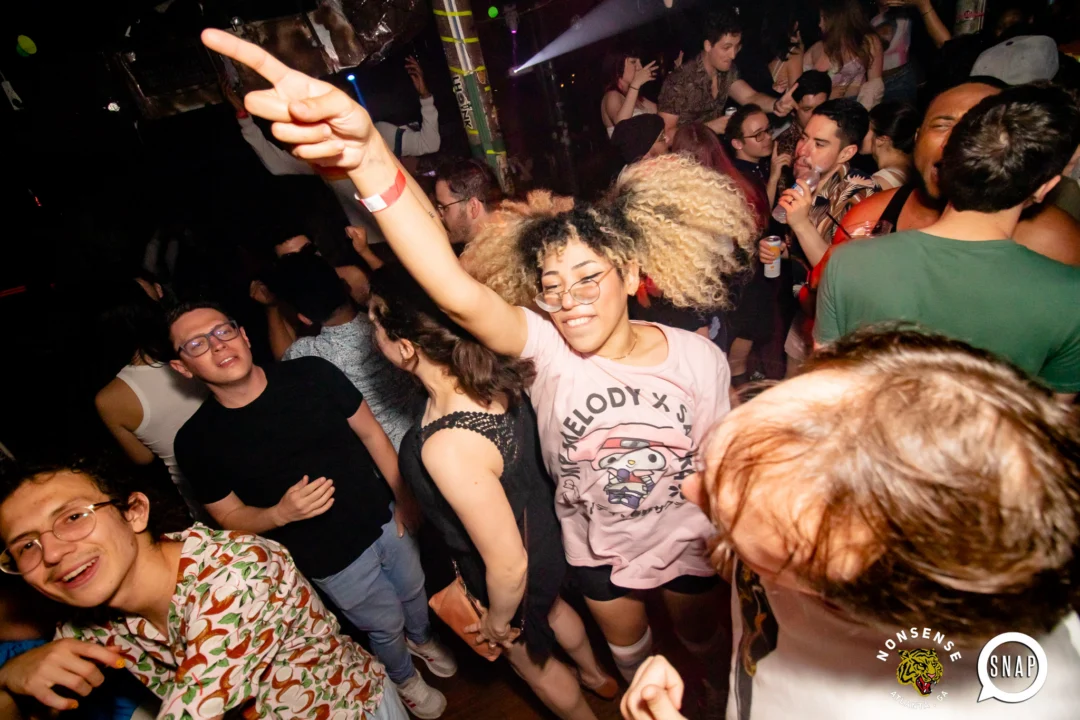 Hot Mess dance pop party - third Friday of every month at The Basement (EAV) - Kimber is the DJ - Pic: Darcy for Oh Snap Kid