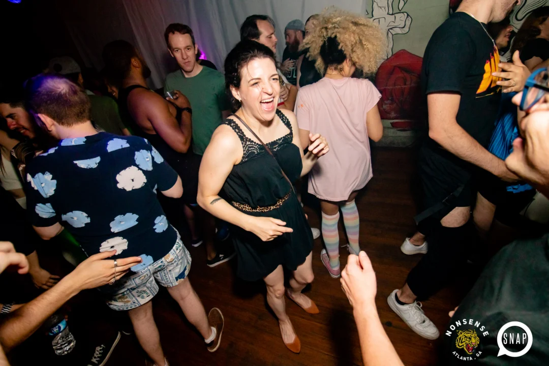 Hot Mess dance pop party - third Friday of every month at The Basement (EAV) - Kimber is the DJ - Pic: Darcy for Oh Snap Kid