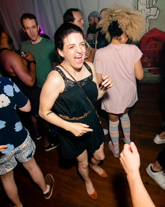 Hot Mess dance pop party - third Friday of every month at The Basement (EAV) - Kimber is the DJ - Pic: Darcy for Oh Snap Kid