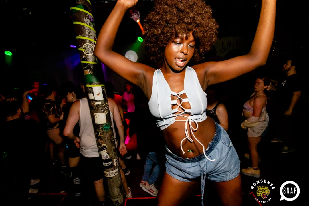 Hot Mess dance pop party - third Friday of every month at The Basement (EAV) - Kimber is the DJ - Pic: Darcy for Oh Snap Kid