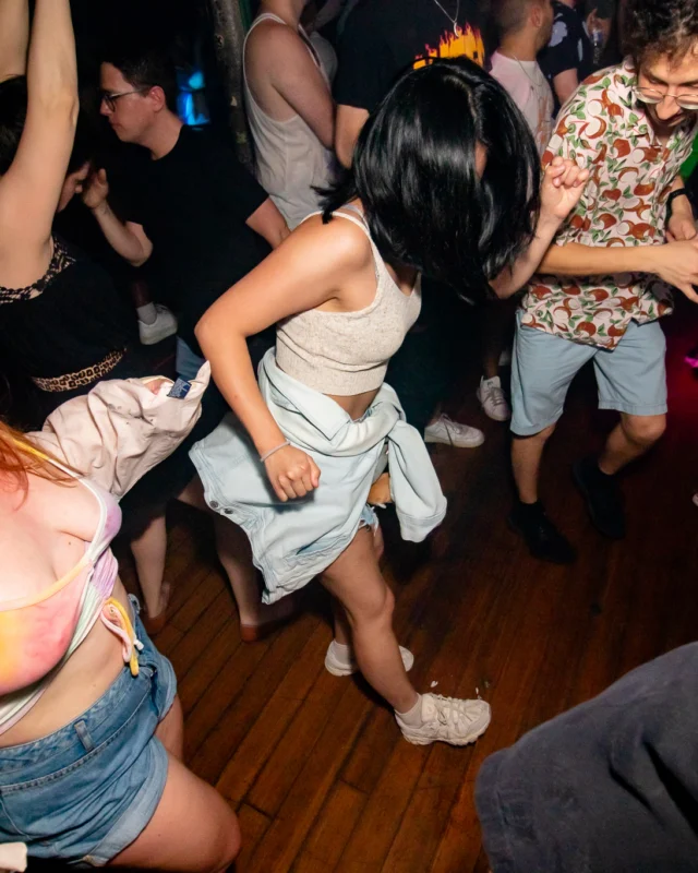 Hot Mess dance pop party - third Friday of every month at The Basement (EAV) - Kimber is the DJ - Pic: Darcy for Oh Snap Kid