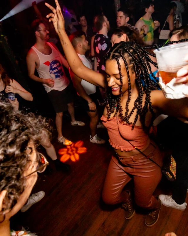 Hot Mess dance pop party - third Friday of every month at The Basement (EAV) - Kimber is the DJ - Pic: Darcy for Oh Snap Kid