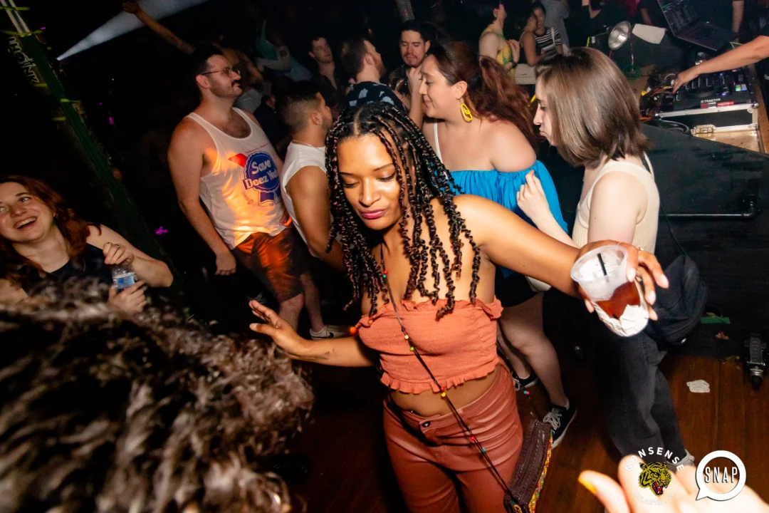 Hot Mess dance pop party - third Friday of every month at The Basement (EAV) - Kimber is the DJ - Pic: Darcy for Oh Snap Kid
