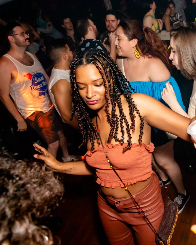 Hot Mess dance pop party - third Friday of every month at The Basement (EAV) - Kimber is the DJ - Pic: Darcy for Oh Snap Kid