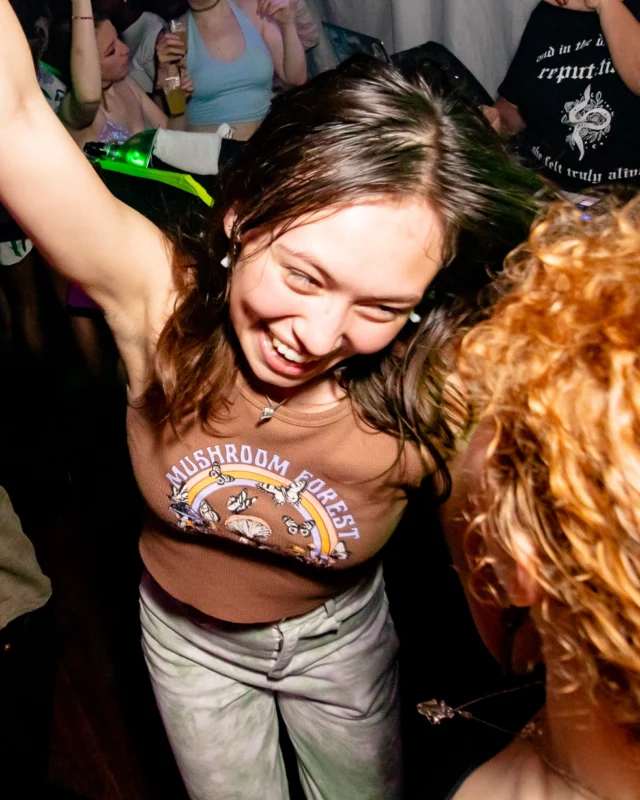 Hot Mess dance pop party - third Friday of every month at The Basement (EAV) - Kimber is the DJ - Pic: Darcy for Oh Snap Kid
