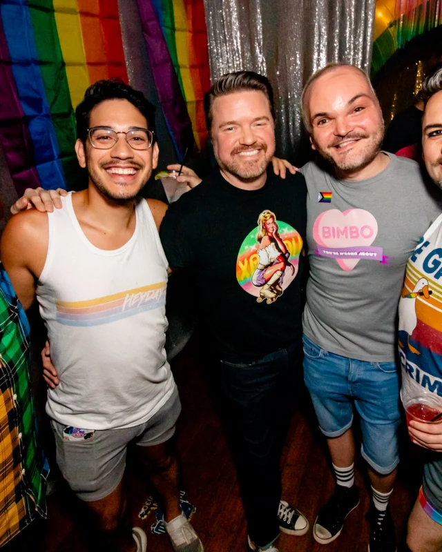 Heyday 80s party - June 2023 Pride Edition - first Saturday of every month @ Basement EAV - Kimber is the DJ - Pic: Oh Snap Kid