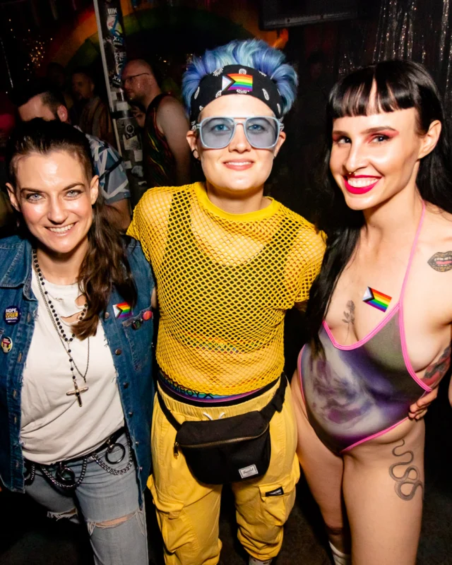 Heyday 80s party - June 2023 Pride Edition - first Saturday of every month @ Basement EAV - Kimber is the DJ - Pic: Oh Snap Kid