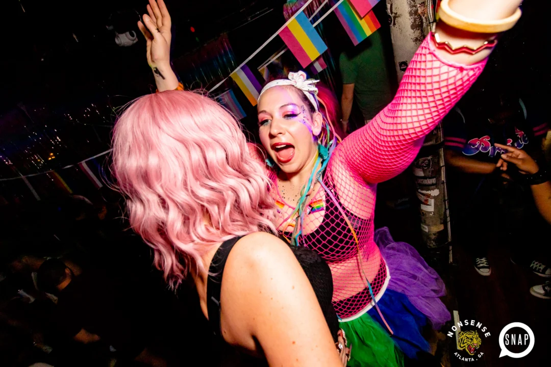Heyday 80s party - June 2023 Pride Edition - first Saturday of every month @ Basement EAV - Kimber is the DJ - Pic: Oh Snap Kid