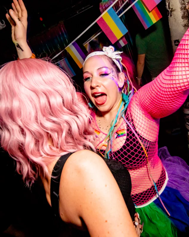 Heyday 80s party - June 2023 Pride Edition - first Saturday of every month @ Basement EAV - Kimber is the DJ - Pic: Oh Snap Kid