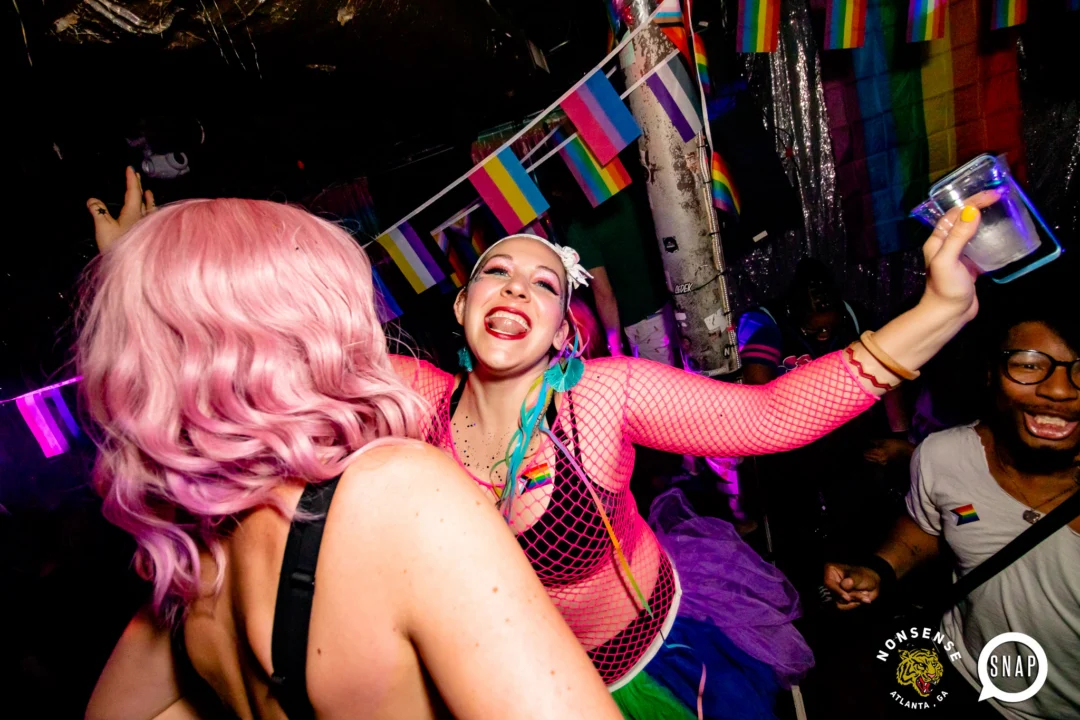 Heyday 80s party - June 2023 Pride Edition - first Saturday of every month @ Basement EAV - Kimber is the DJ - Pic: Oh Snap Kid
