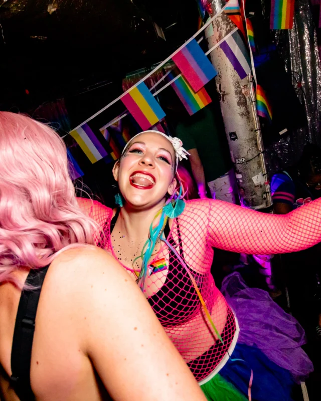 Heyday 80s party - June 2023 Pride Edition - first Saturday of every month @ Basement EAV - Kimber is the DJ - Pic: Oh Snap Kid