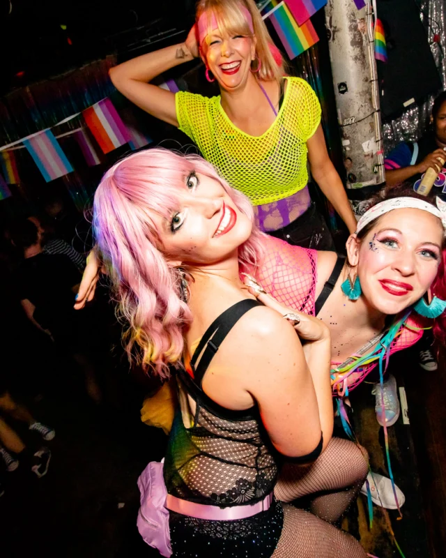 Heyday 80s party - June 2023 Pride Edition - first Saturday of every month @ Basement EAV - Kimber is the DJ - Pic: Oh Snap Kid