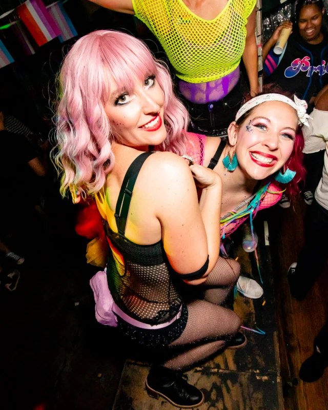 Heyday 80s party - June 2023 Pride Edition - first Saturday of every month @ Basement EAV - Kimber is the DJ - Pic: Oh Snap Kid