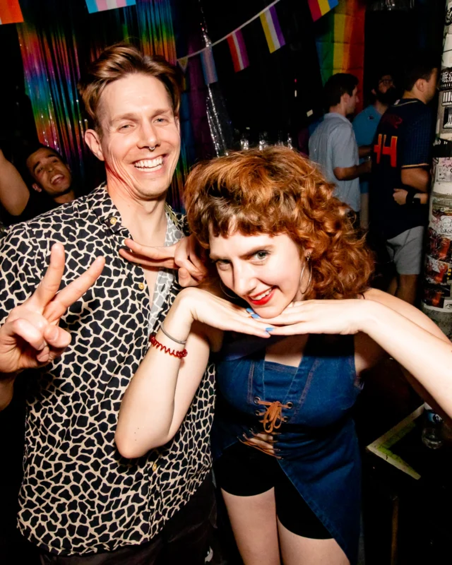 Heyday 80s party - June 2023 Pride Edition - first Saturday of every month @ Basement EAV - Kimber is the DJ - Pic: Oh Snap Kid