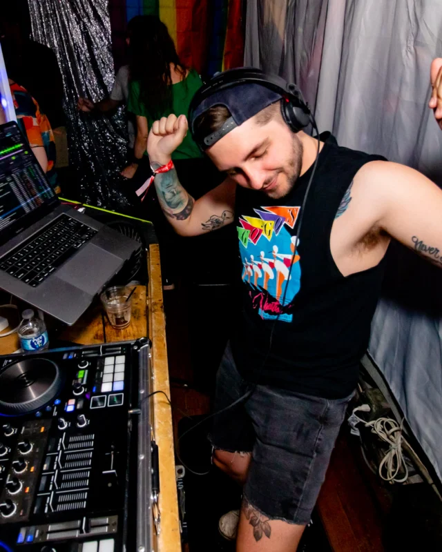 Heyday 80s party - June 2023 Pride Edition - first Saturday of every month @ Basement EAV - Kimber is the DJ - Pic: Oh Snap Kid
