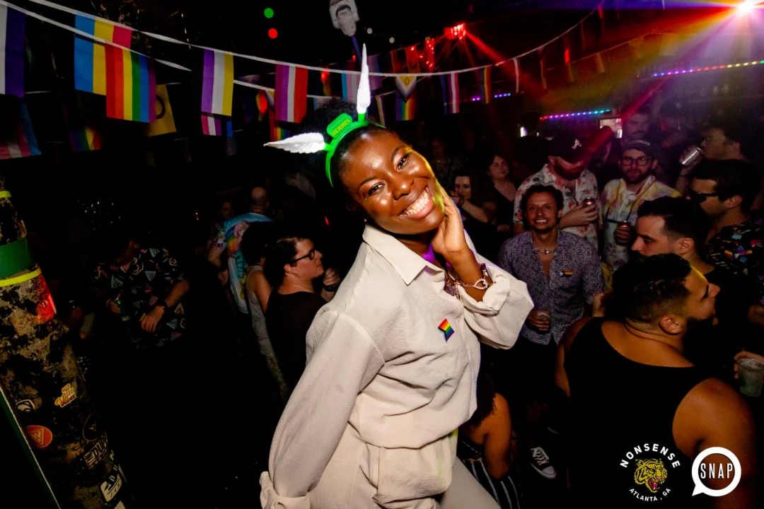 Heyday 80s party - June 2023 Pride Edition - first Saturday of every month @ Basement EAV - Kimber is the DJ - Pic: Oh Snap Kid