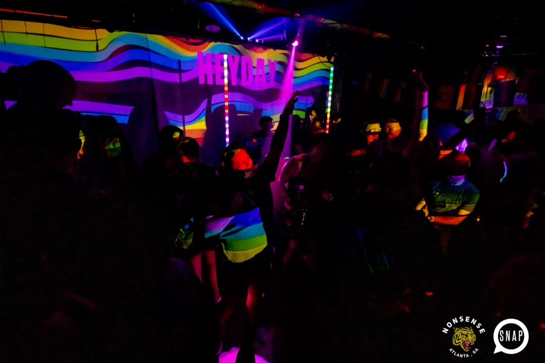 Heyday 80s party - June 2023 Pride Edition - first Saturday of every month @ Basement EAV - Kimber is the DJ - Pic: Oh Snap Kid