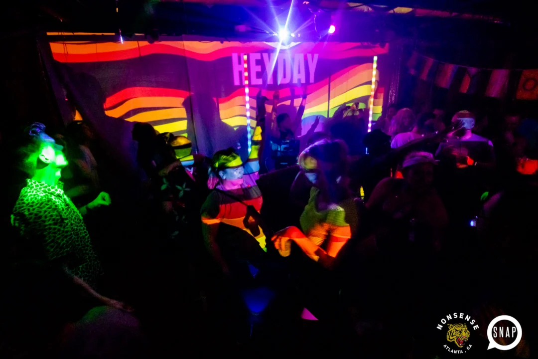 Heyday 80s party - June 2023 Pride Edition - first Saturday of every month @ Basement EAV - Kimber is the DJ - Pic: Oh Snap Kid