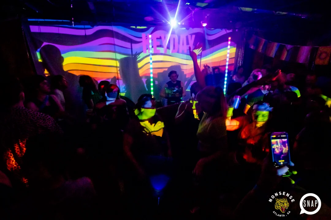 Heyday 80s party - June 2023 Pride Edition - first Saturday of every month @ Basement EAV - Kimber is the DJ - Pic: Oh Snap Kid
