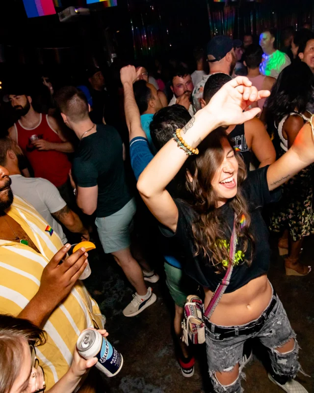 Heyday 80s party - June 2023 Pride Edition - first Saturday of every month @ Basement EAV - Kimber is the DJ - Pic: Oh Snap Kid
