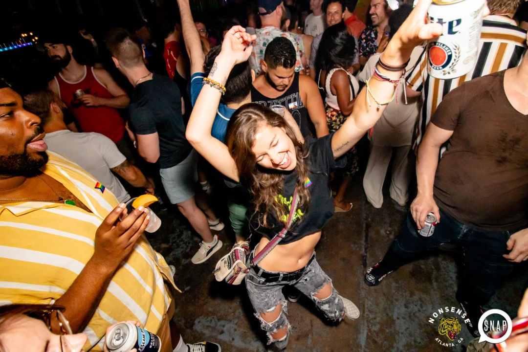 Heyday 80s party - June 2023 Pride Edition - first Saturday of every month @ Basement EAV - Kimber is the DJ - Pic: Oh Snap Kid