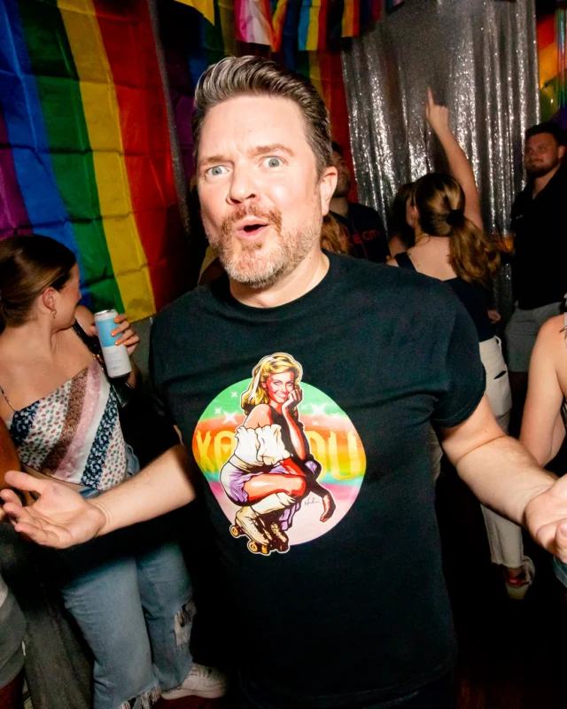 Heyday 80s party - June 2023 Pride Edition - first Saturday of every month @ Basement EAV - Kimber is the DJ - Pic: Oh Snap Kid