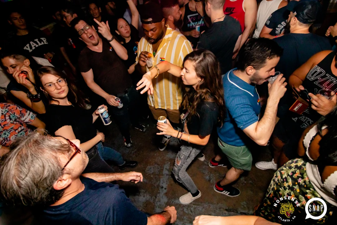Heyday 80s party - June 2023 Pride Edition - first Saturday of every month @ Basement EAV - Kimber is the DJ - Pic: Oh Snap Kid