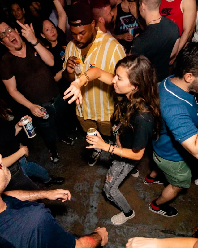 Heyday 80s party - June 2023 Pride Edition - first Saturday of every month @ Basement EAV - Kimber is the DJ - Pic: Oh Snap Kid