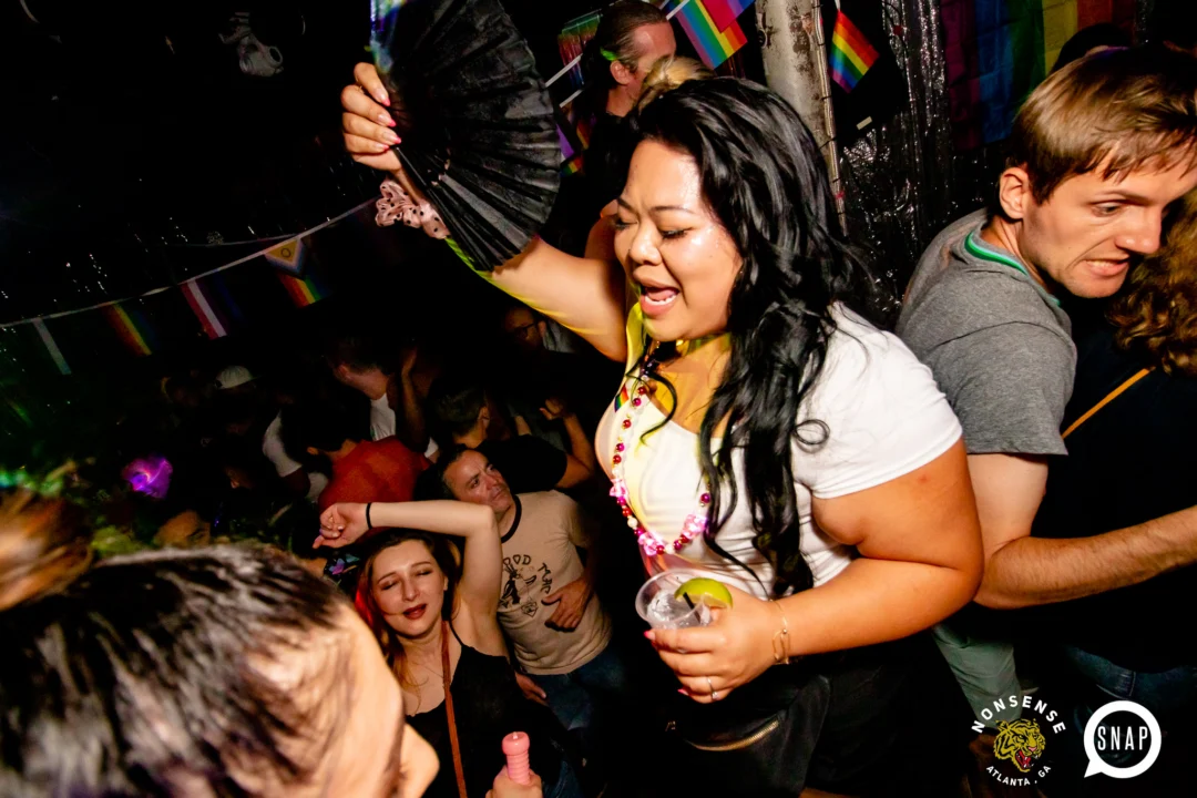 Heyday 80s party - June 2023 Pride Edition - first Saturday of every month @ Basement EAV - Kimber is the DJ - Pic: Oh Snap Kid