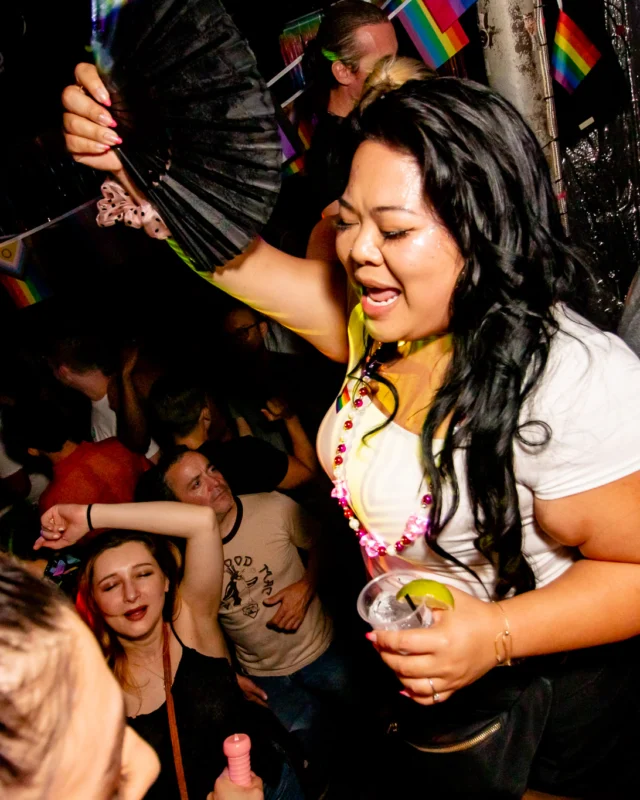 Heyday 80s party - June 2023 Pride Edition - first Saturday of every month @ Basement EAV - Kimber is the DJ - Pic: Oh Snap Kid