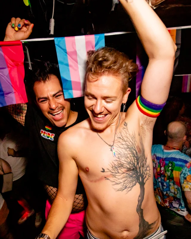 Heyday 80s party - June 2023 Pride Edition - first Saturday of every month @ Basement EAV - Kimber is the DJ - Pic: Oh Snap Kid