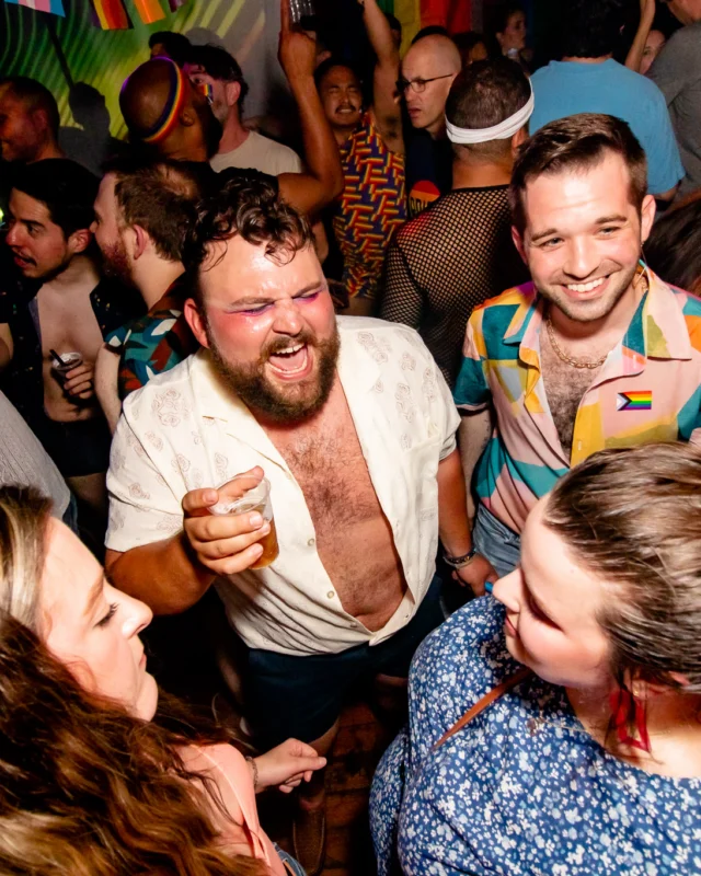 Heyday 80s party - June 2023 Pride Edition - first Saturday of every month @ Basement EAV - Kimber is the DJ - Pic: Oh Snap Kid