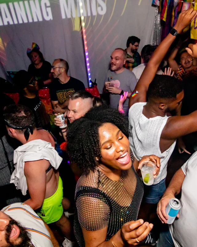 Heyday 80s party - June 2023 Pride Edition - first Saturday of every month @ Basement EAV - Kimber is the DJ - Pic: Oh Snap Kid