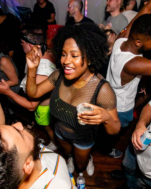 Heyday 80s party - June 2023 Pride Edition - first Saturday of every month @ Basement EAV - Kimber is the DJ - Pic: Oh Snap Kid