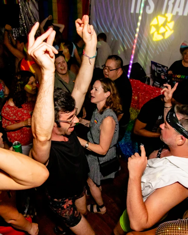 Heyday 80s party - June 2023 Pride Edition - first Saturday of every month @ Basement EAV - Kimber is the DJ - Pic: Oh Snap Kid